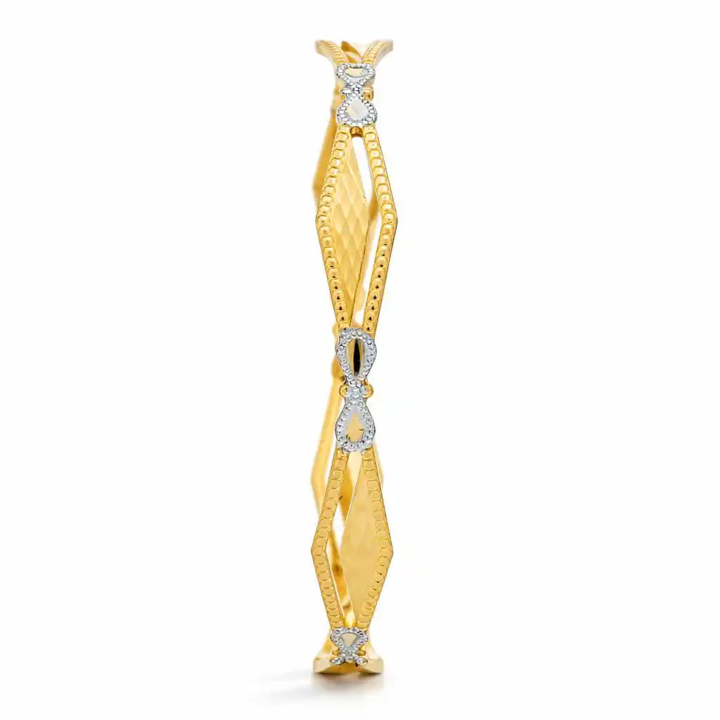 Rhodium bangle PRGB64-071