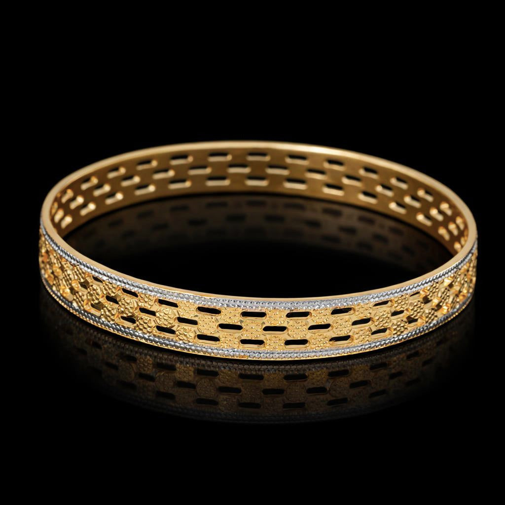 Rhodium Bangle PRGB95-032