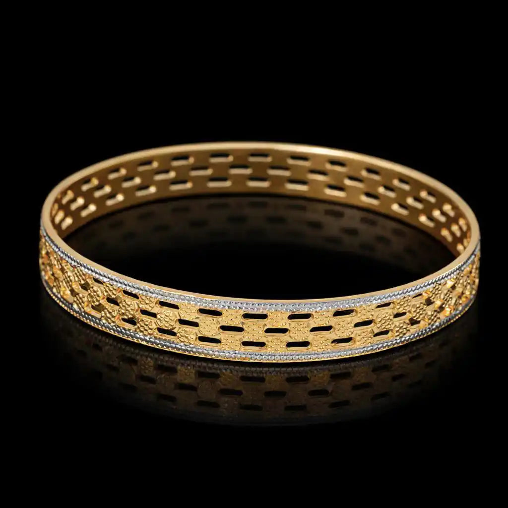 Rhodium Bangle PRGB95-032