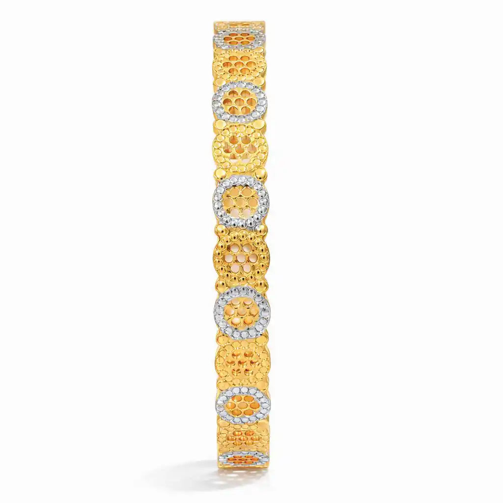 Rhodium Bangle PRGB243-091