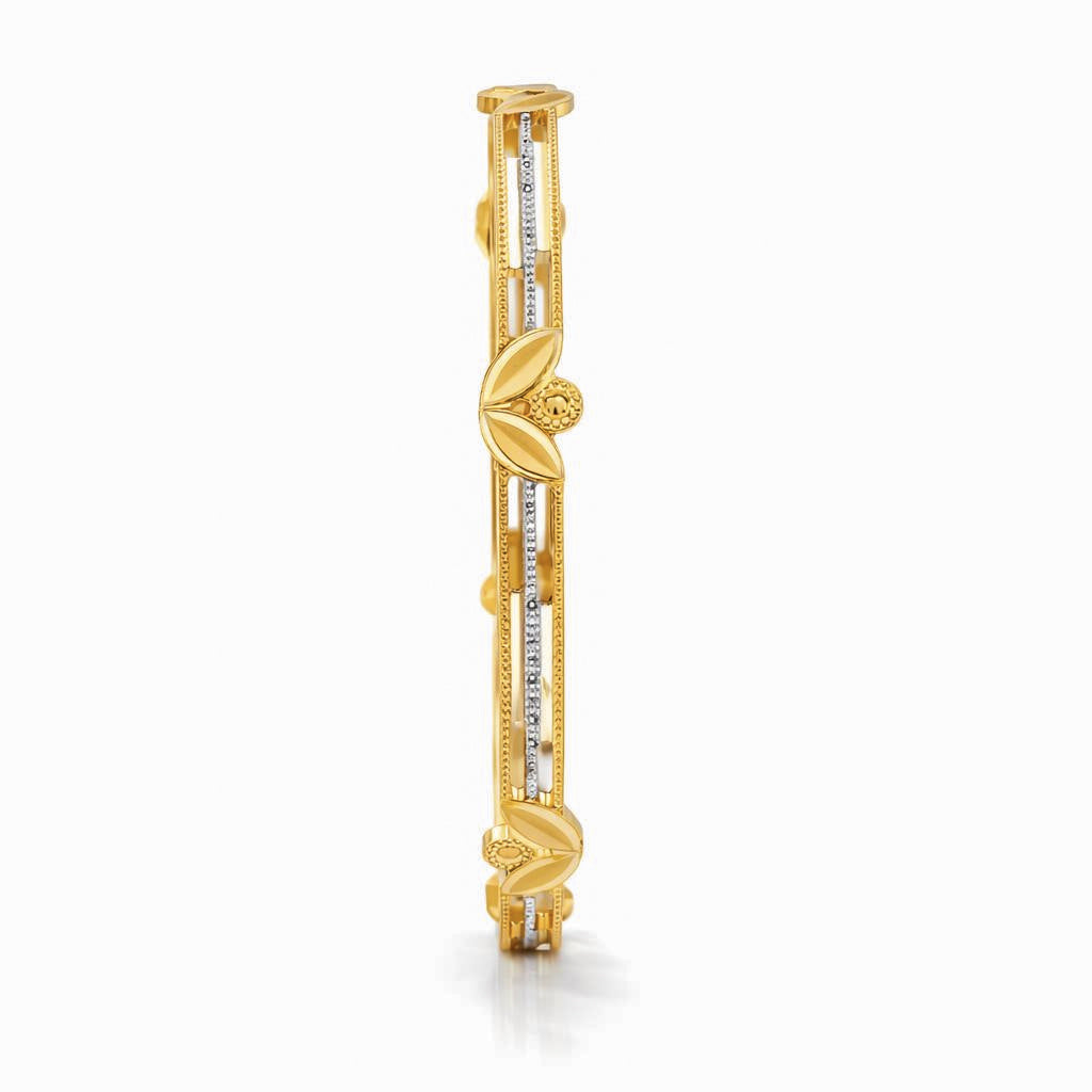 Rhodium Bangle PRGB71-071