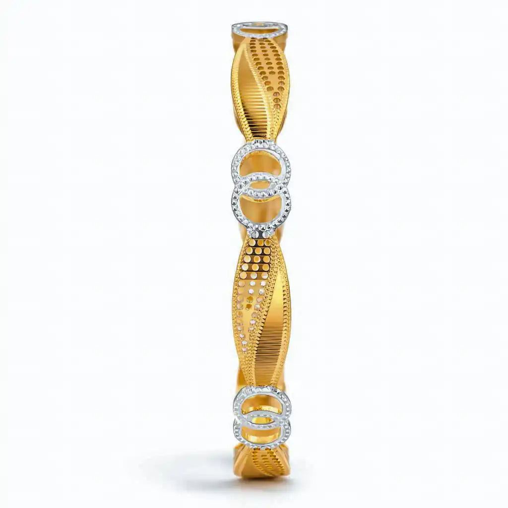 Rhodium Bangle PRGB218-091