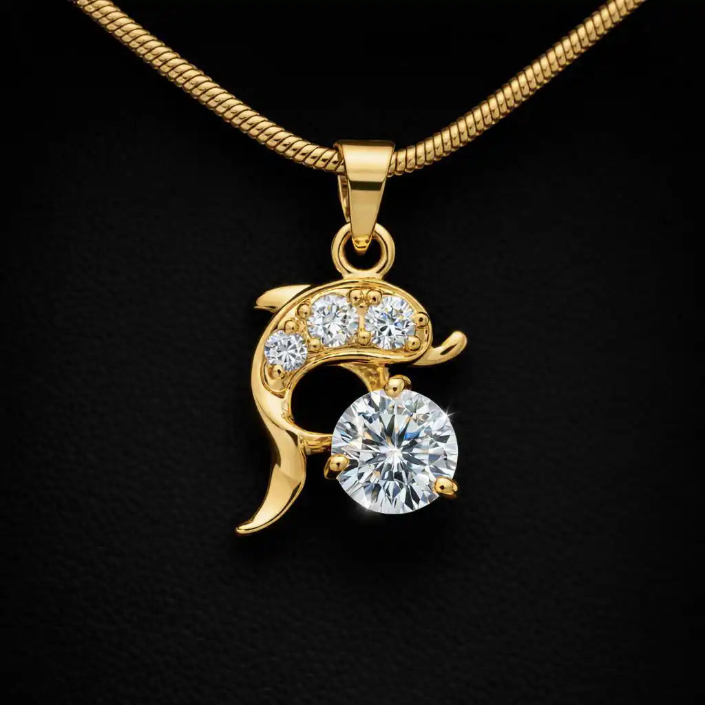 Golden Pendant PSLT101W-09
