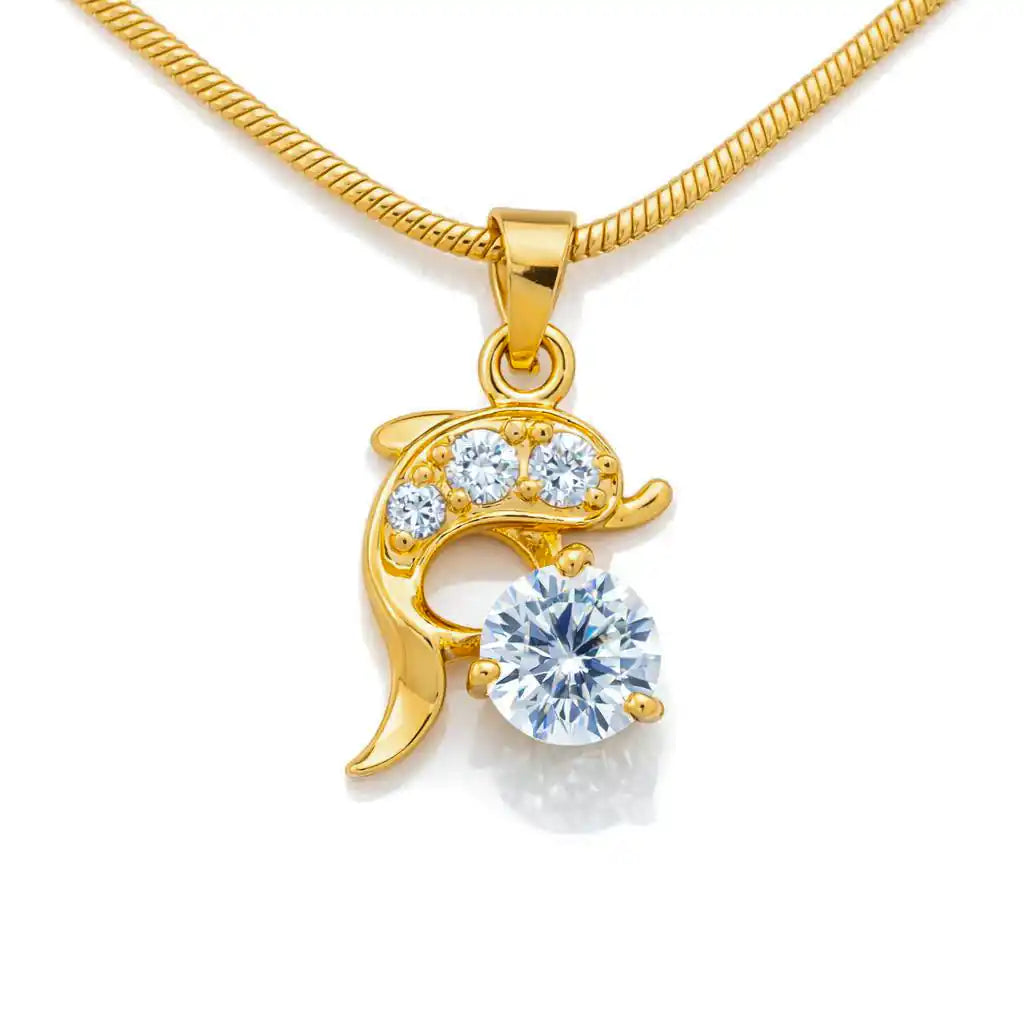 Golden Pendant PSLT101W-09