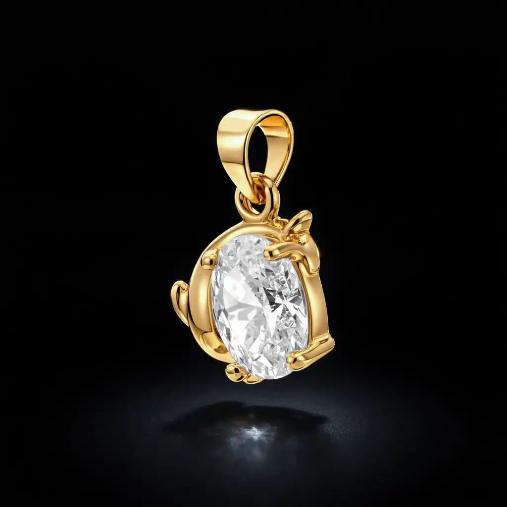 Golden Pendant PSLT114W-06