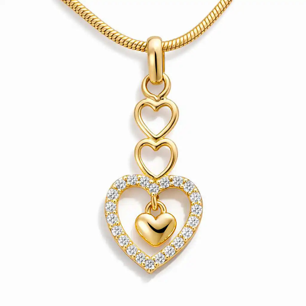 Golden Pendant PSLT80W-011