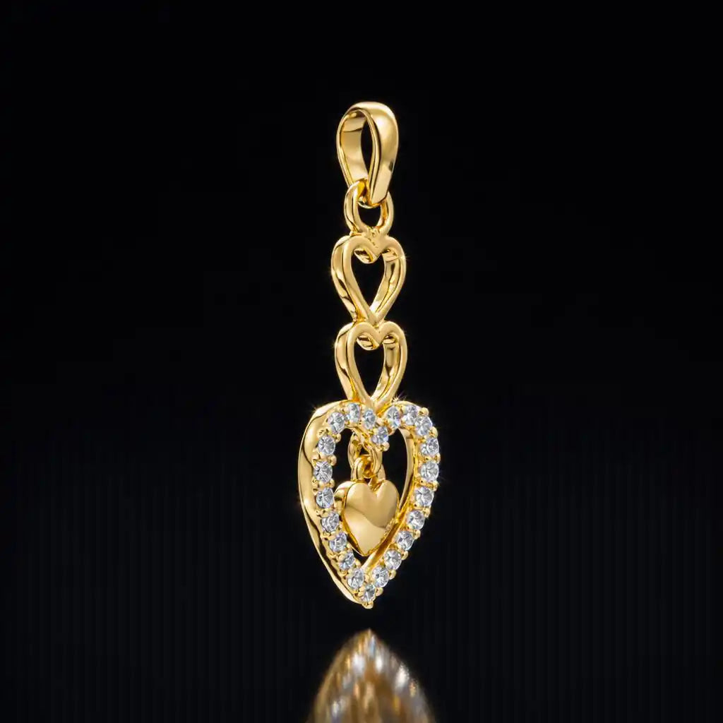 Golden Pendant PSLT80W-011