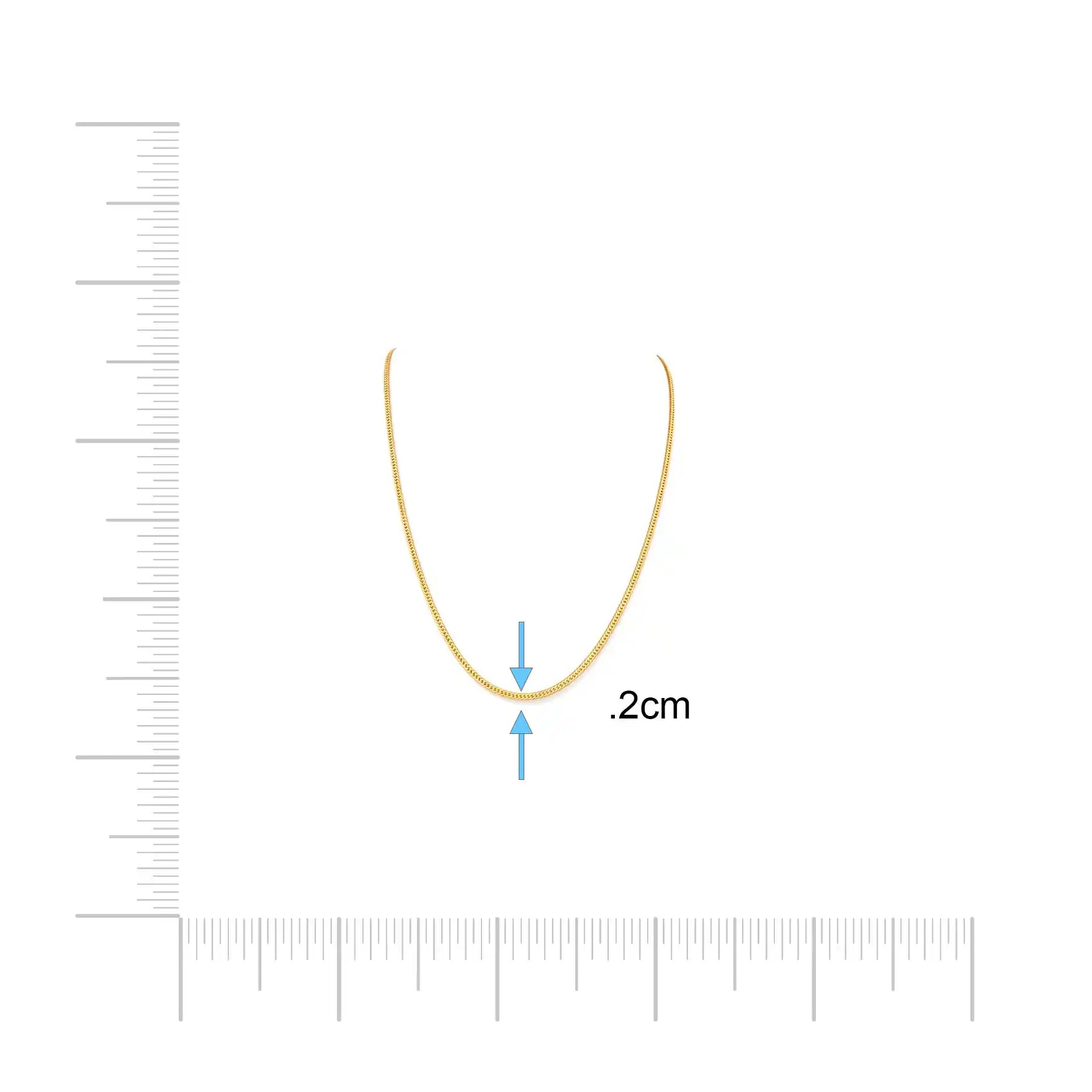 Gold chain PCM41-052