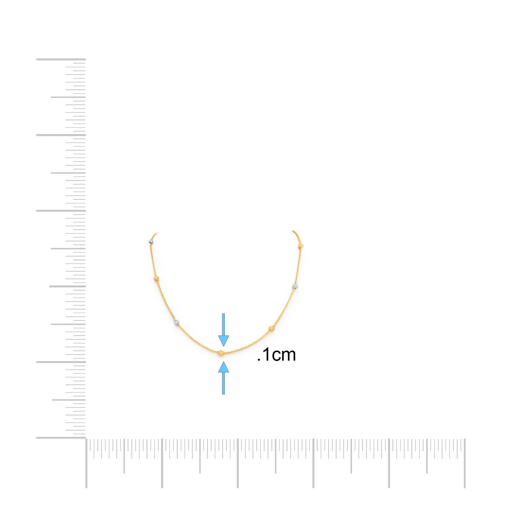 Rhodium Millennium chain PRCM75-092