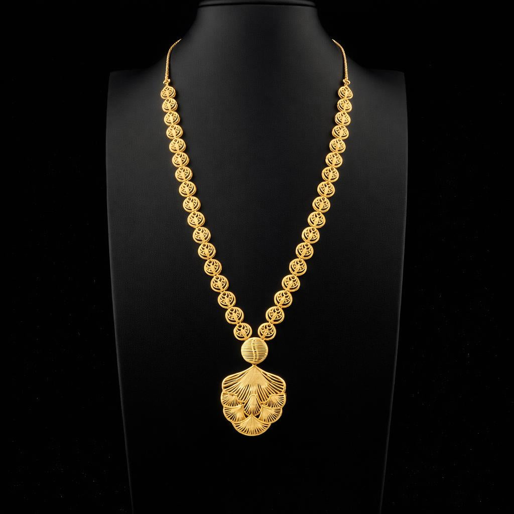 Golden Necklace medium PGNM12-085