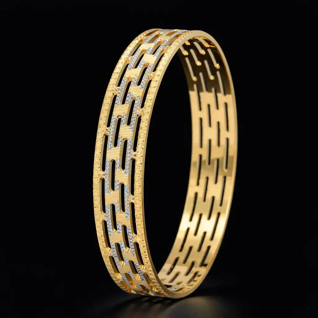 Rhodium Bangle PRGB126-062