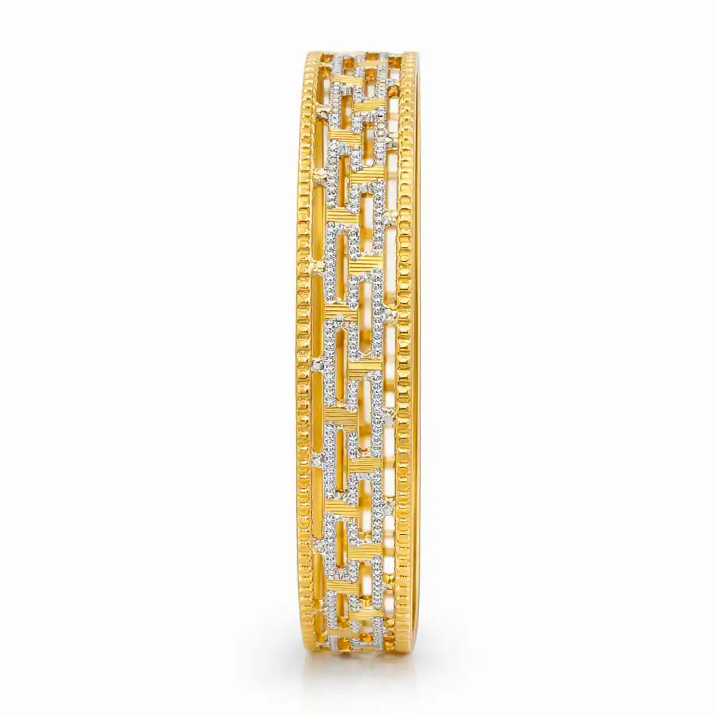 Rhodium Bangle PRGB126-062