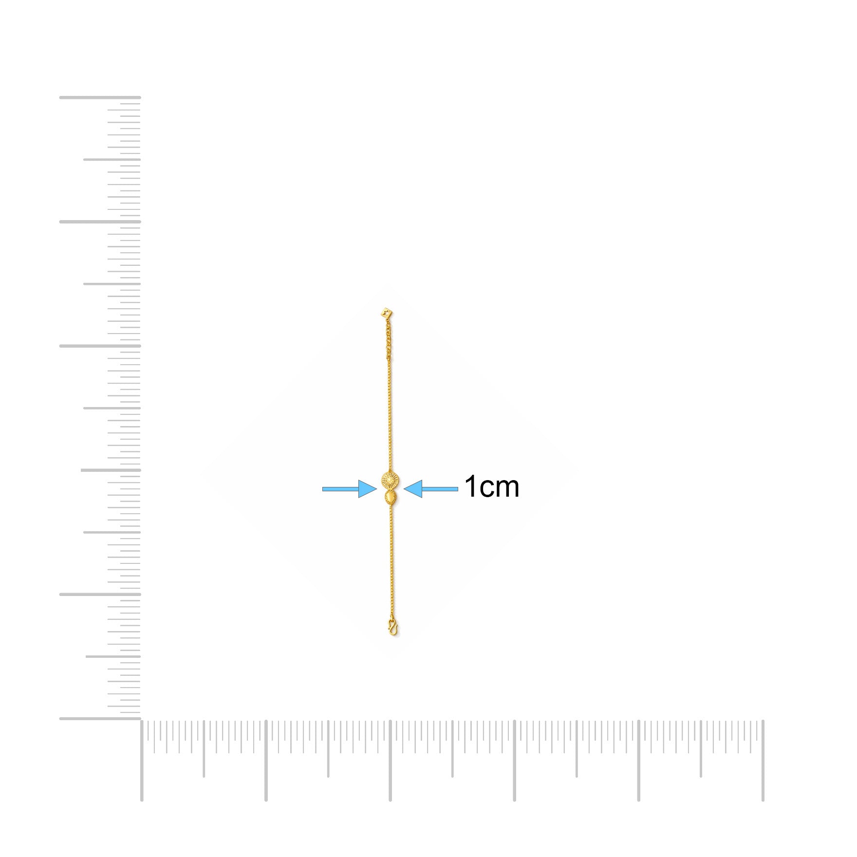 Golden bracelet PGBR40-022