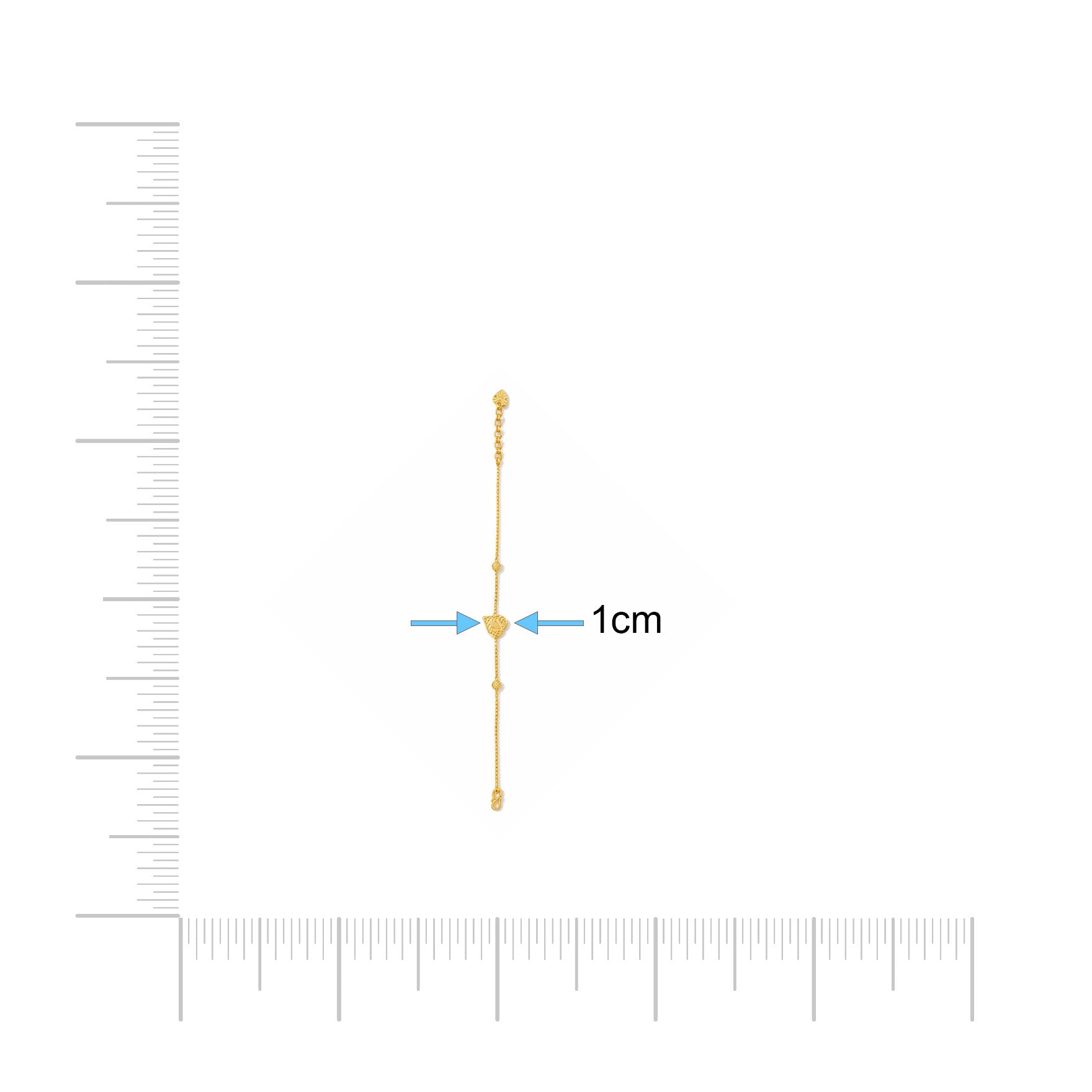 Golden bracelet PGBR67-022