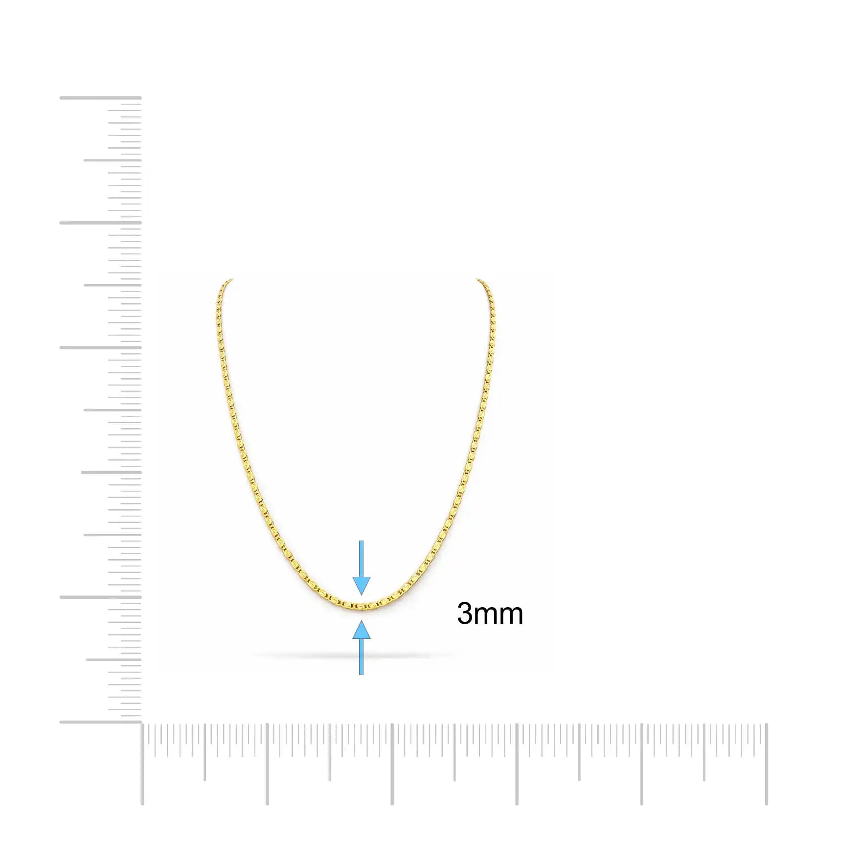 Gold Chain Millennium PCS52-093