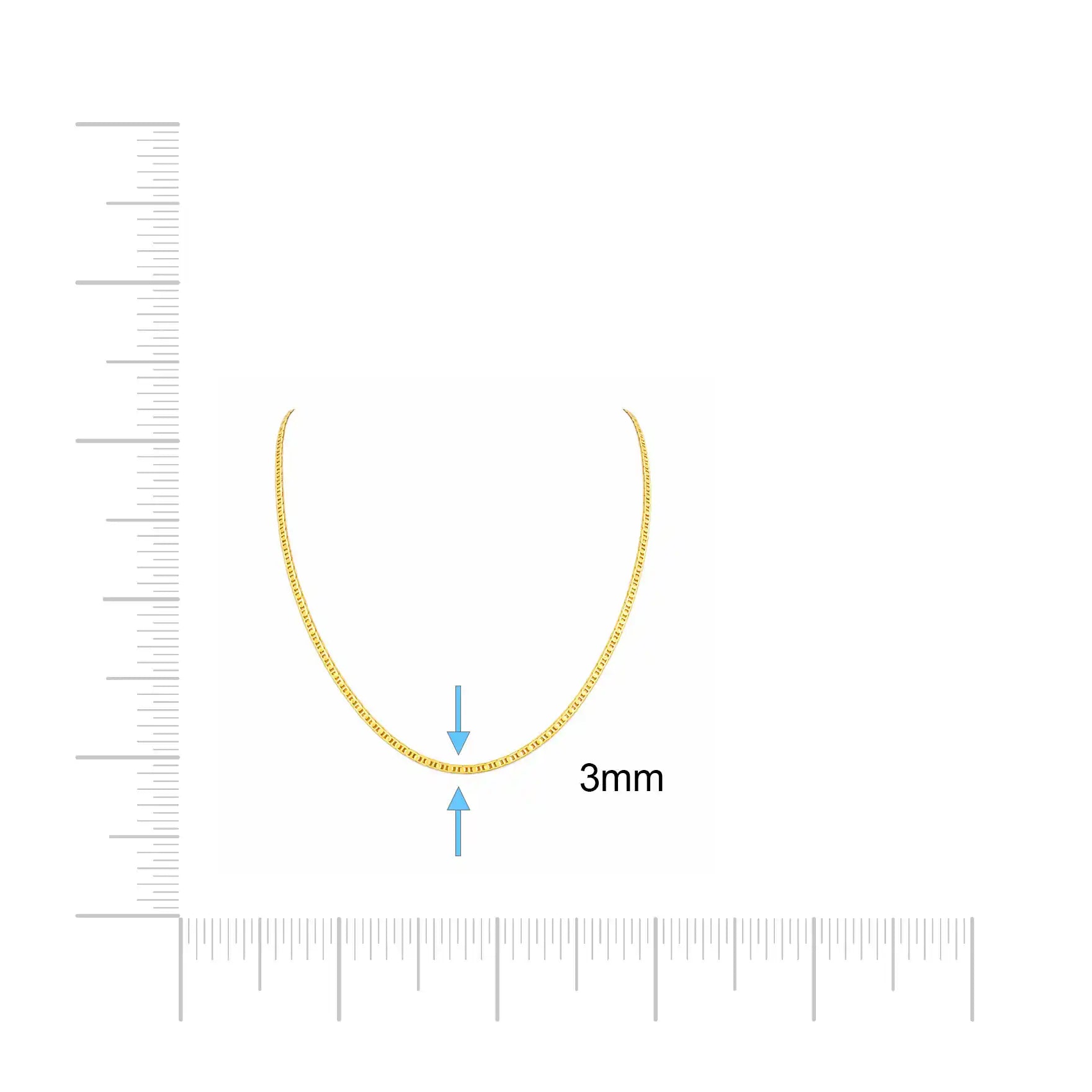 Gold Chain Millennium PCS53-093