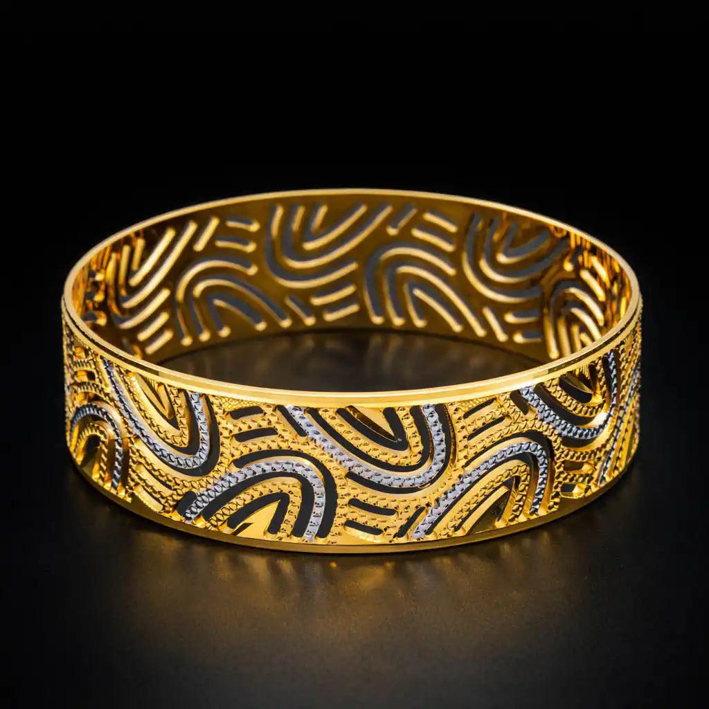 Rhodium bangle PRGB1-014