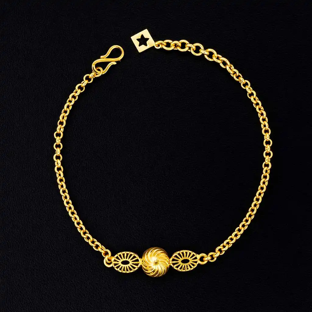 Gold Bracelet PGBR72-022