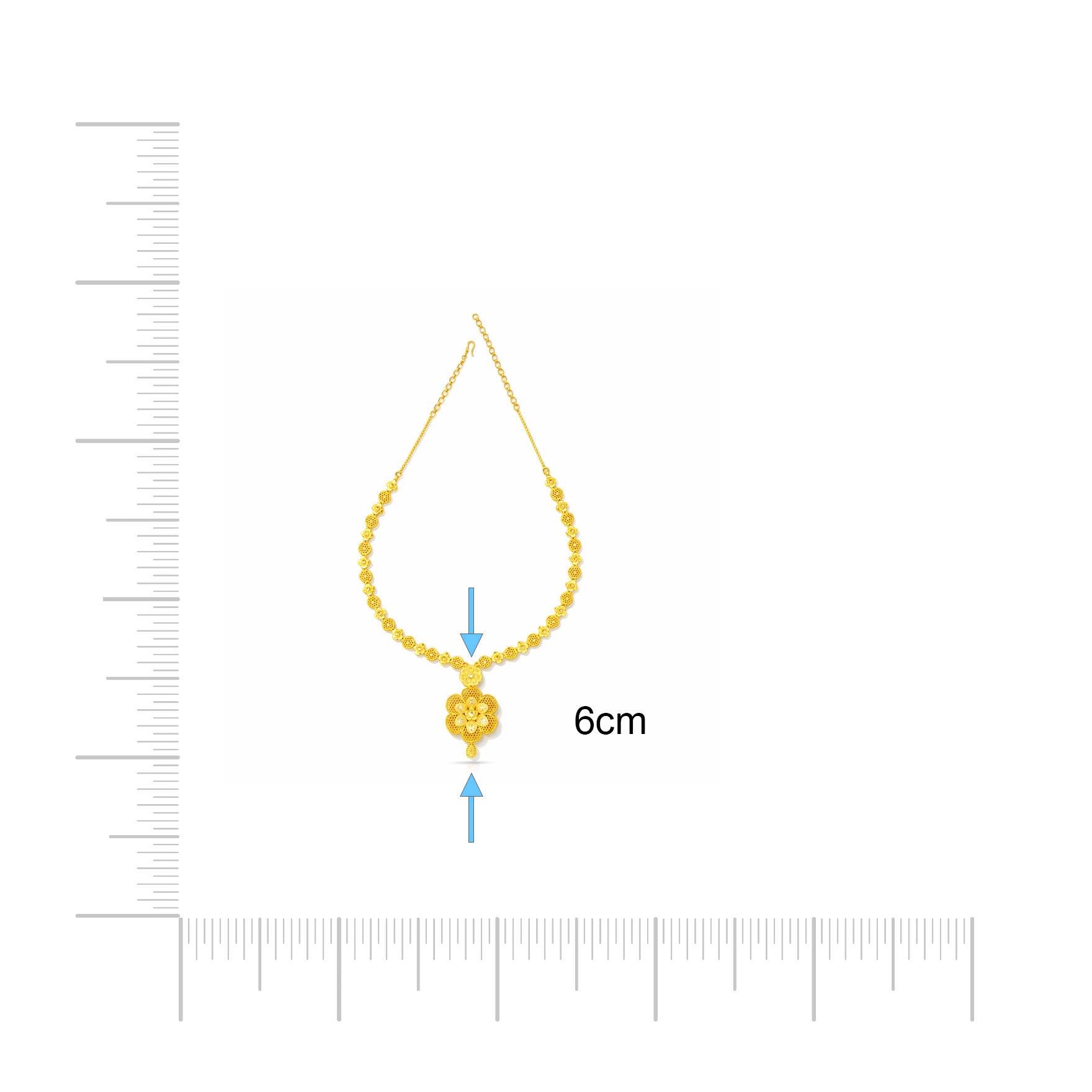 Golden Necklace medium PGNM11-085