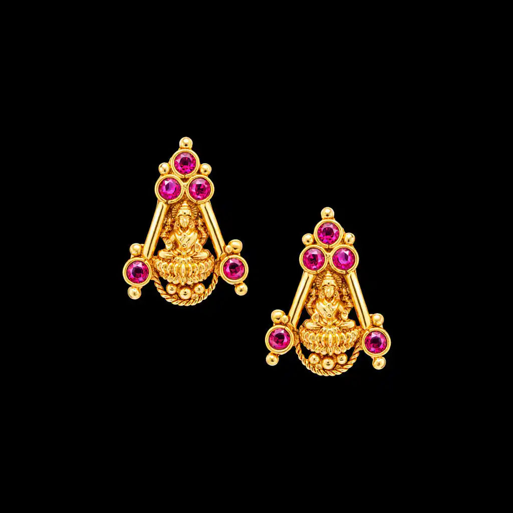 Geru Stone Necklace Short With Stud PSGRNSSR40R-0301, PSGRSTSR26R-002