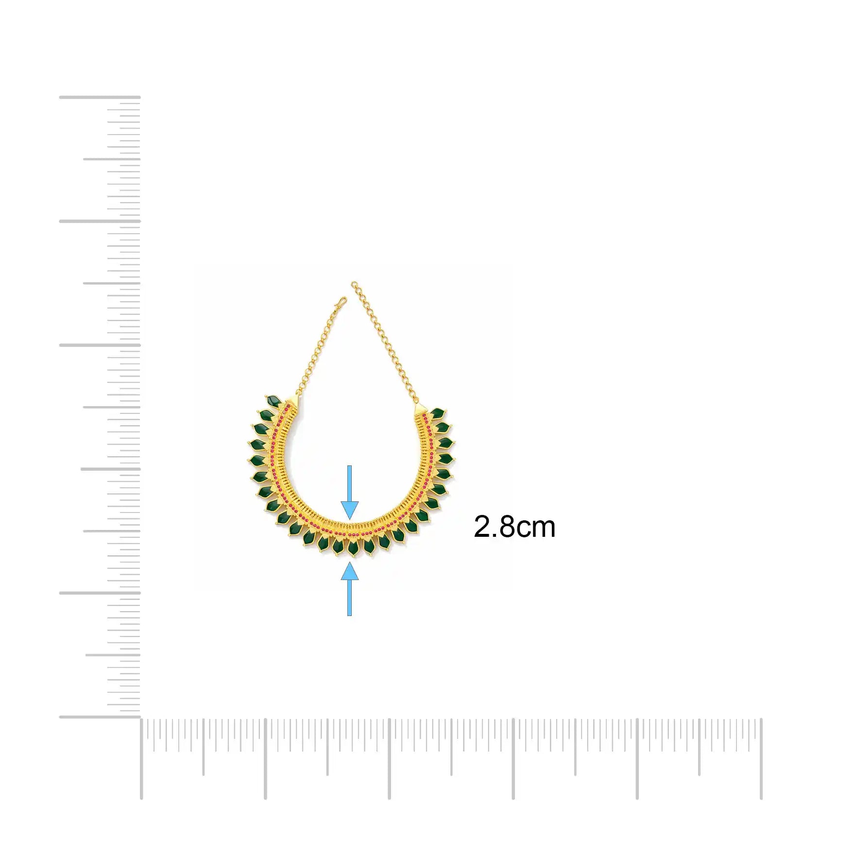 Stone Necklace Short With Stud PSPKRNG2-071, PSPKTNG15-081, PSPKNNG2-0441