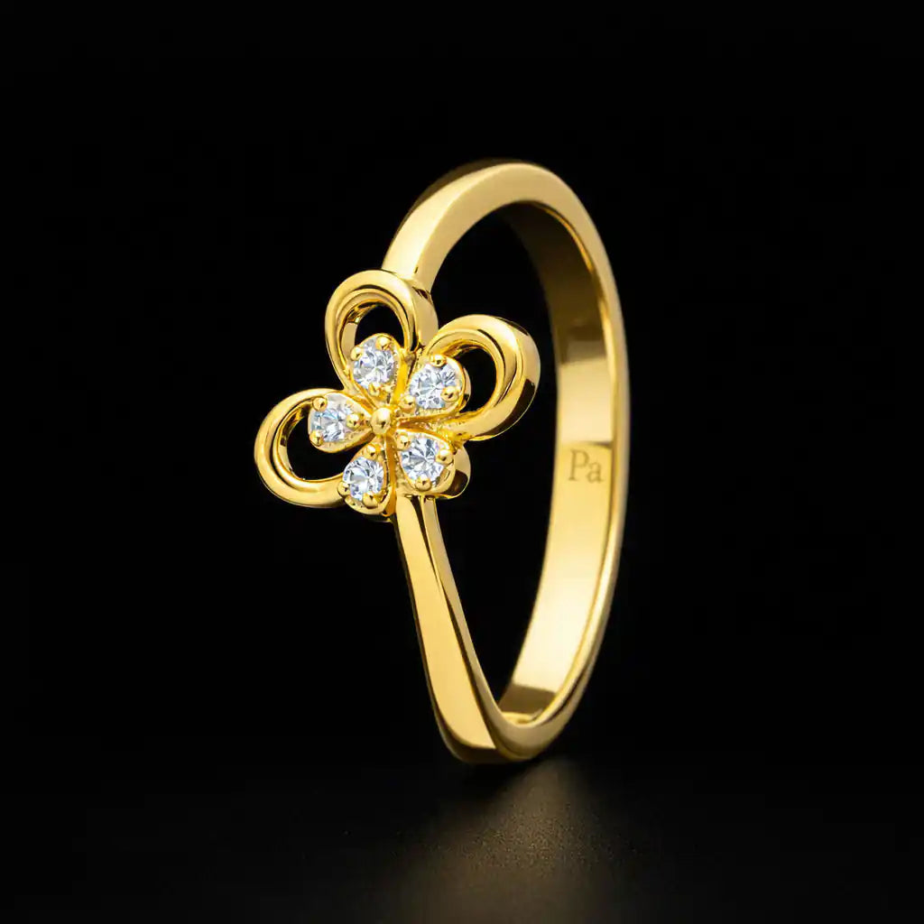 Delicate Stone Studded Rings