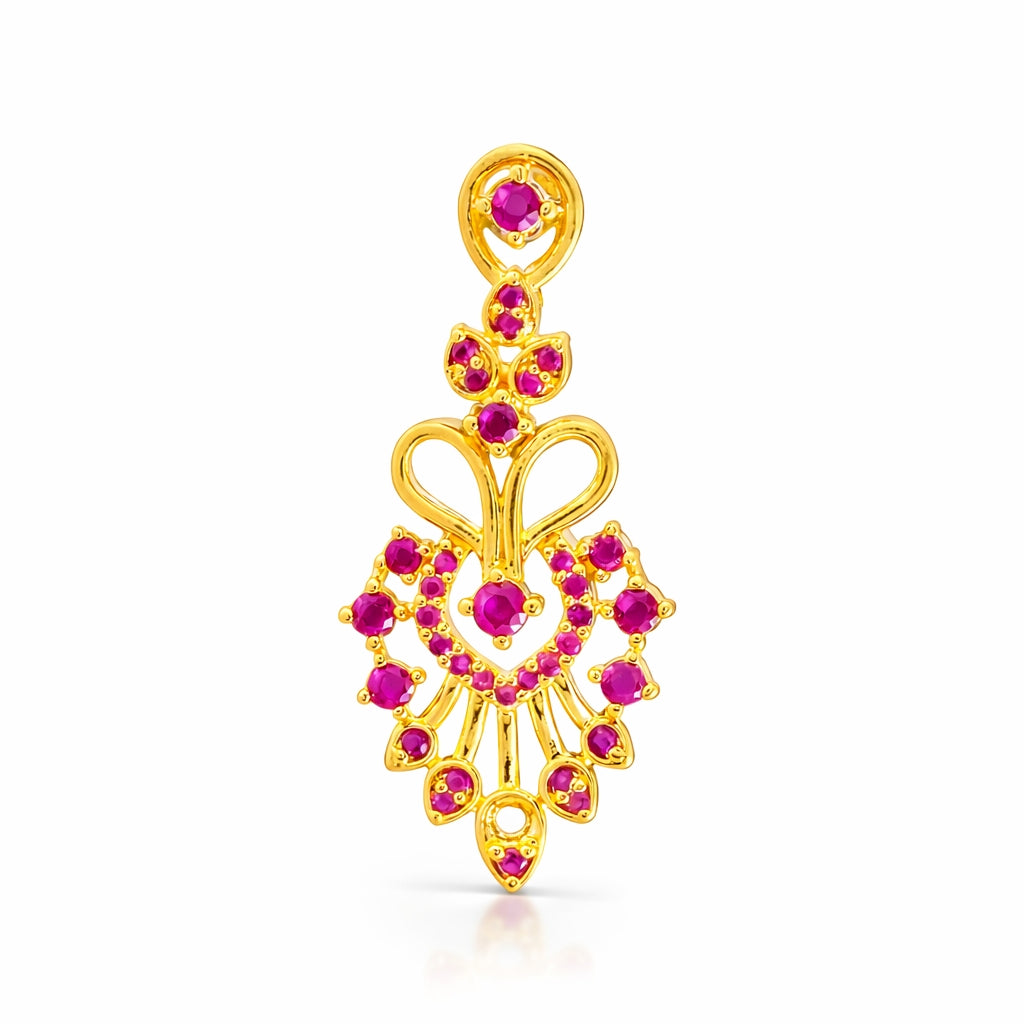 Premium Stone Necklace Short With Stud PMSNS11R-056, PMSHST52R-082