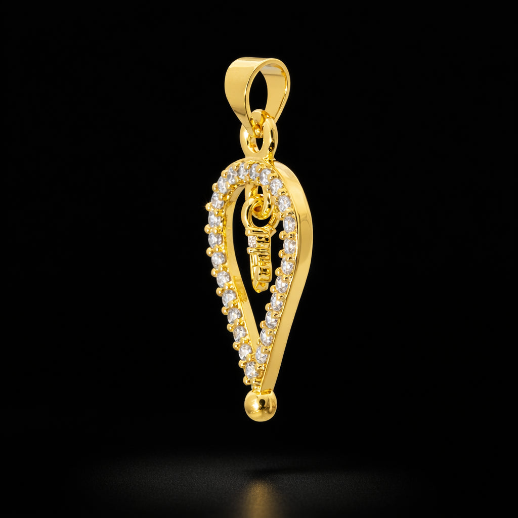 Gold Thali Pendant PSTLT69W-011