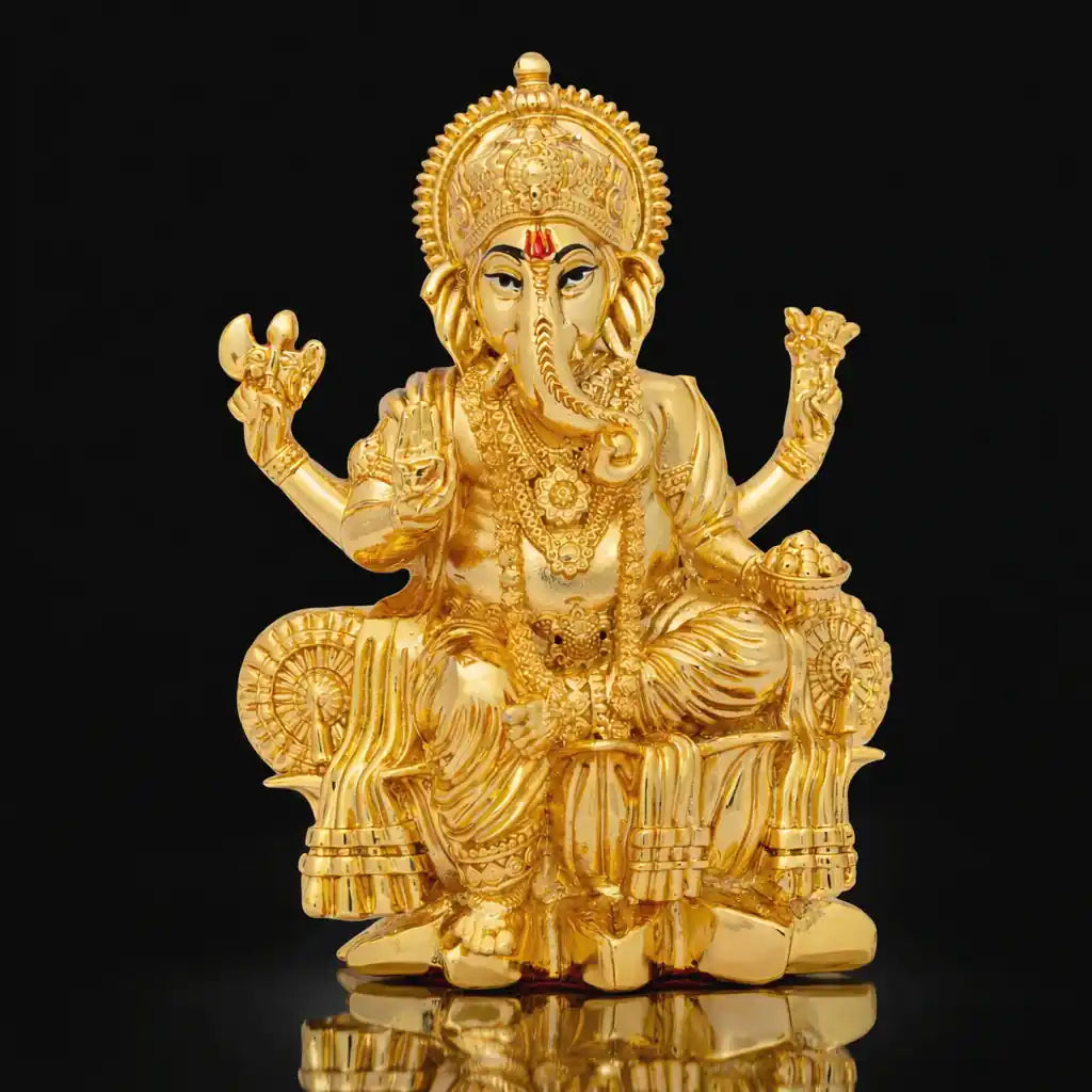 Shree Ganesha Ganpati God Idol PIDRGG95-003