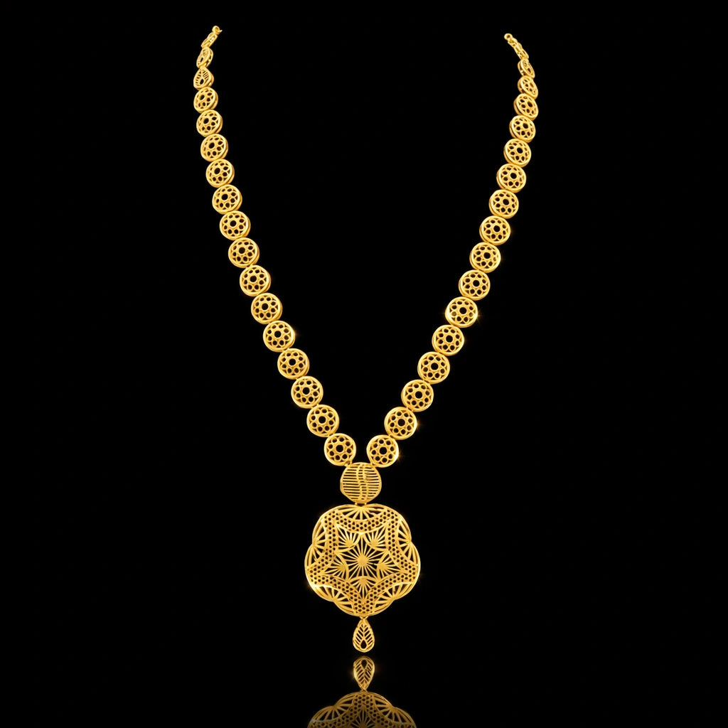 Golden Necklace medium PGNM25-085