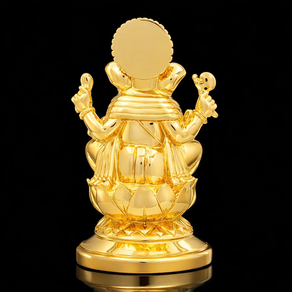 Vighnaharta 24K Gold-Layered Ganesha Murti PIDRGG102-007