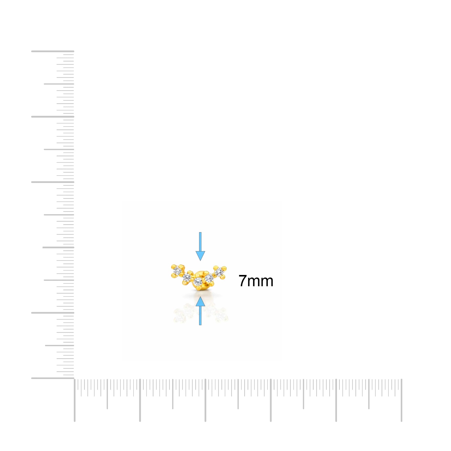Nose Pin PSNP136W-53