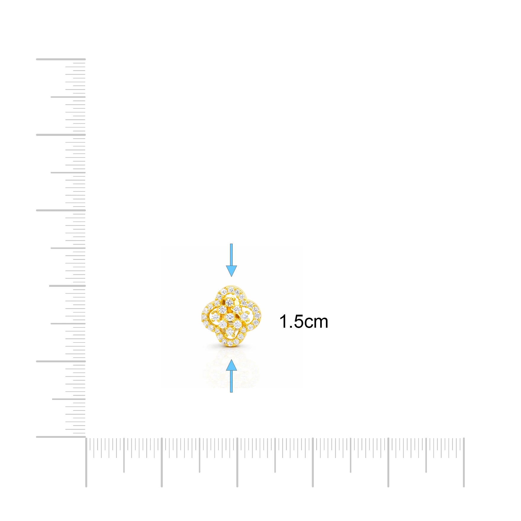 Premium Stone Stud PMSST41W-082
