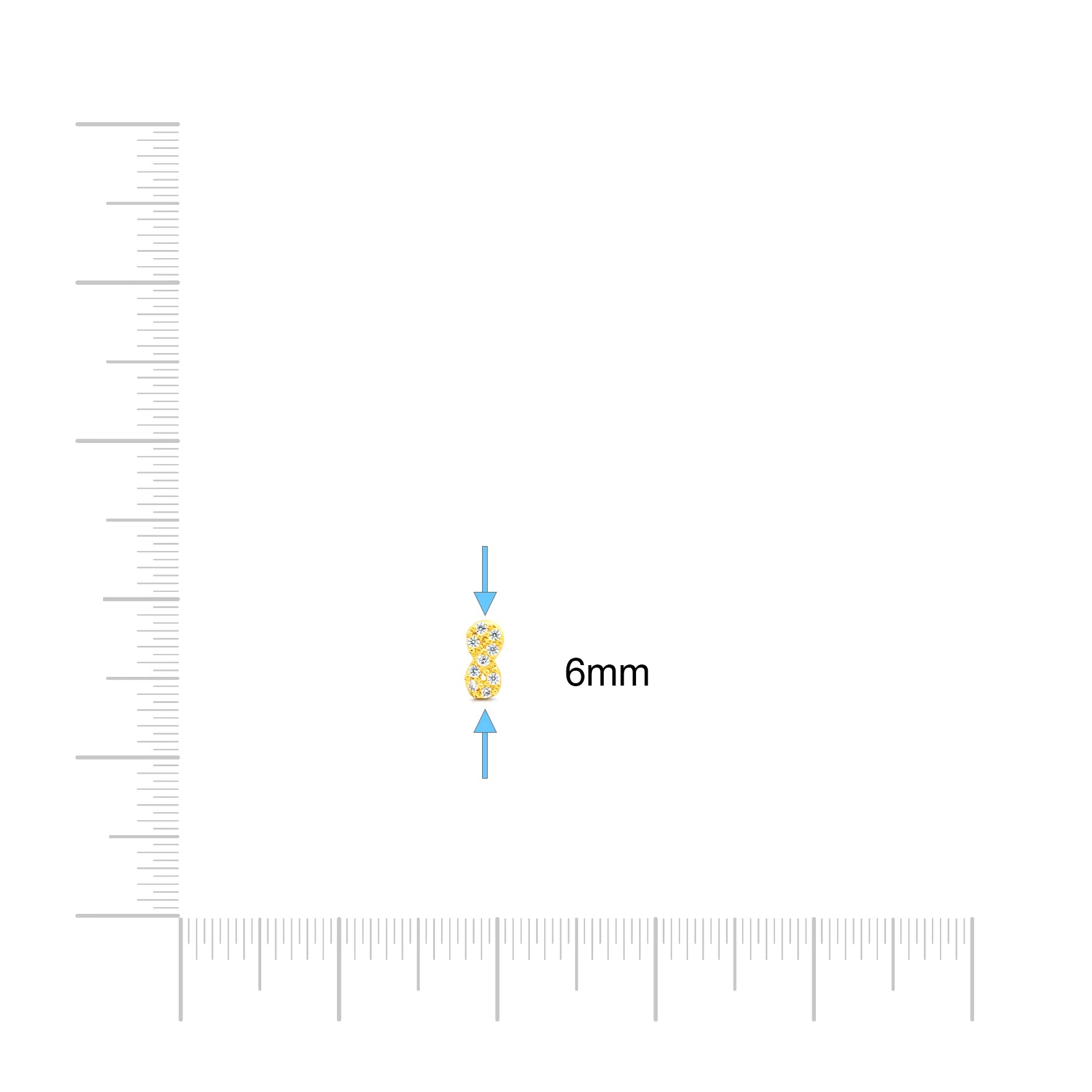 Nose pin PSNP156W-54