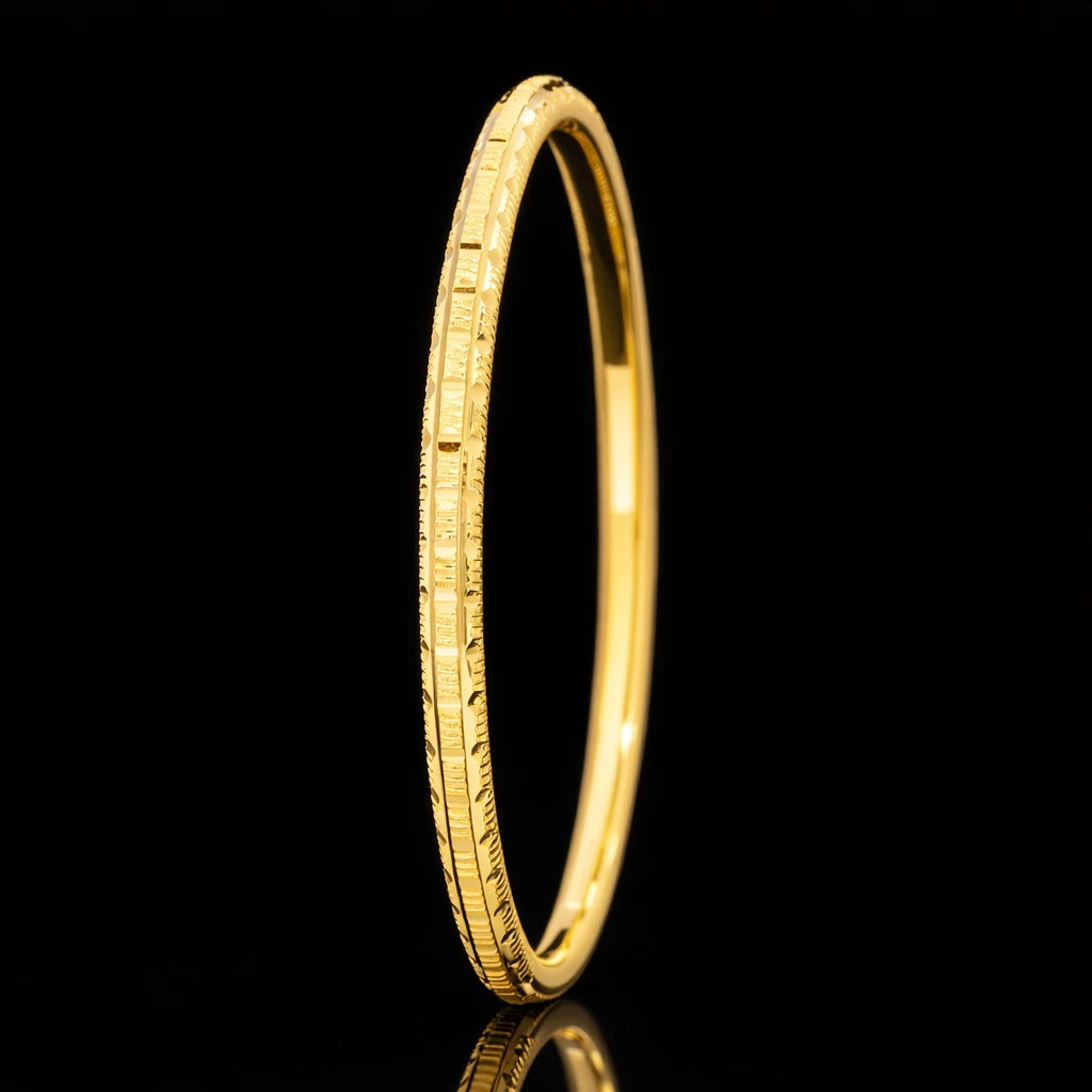 Party wear gold plated bangle