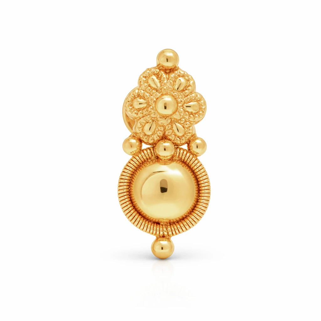 Geru Stone Necklace Short With Stud PGGRNSSR39-085, PGGRSTSR5-041