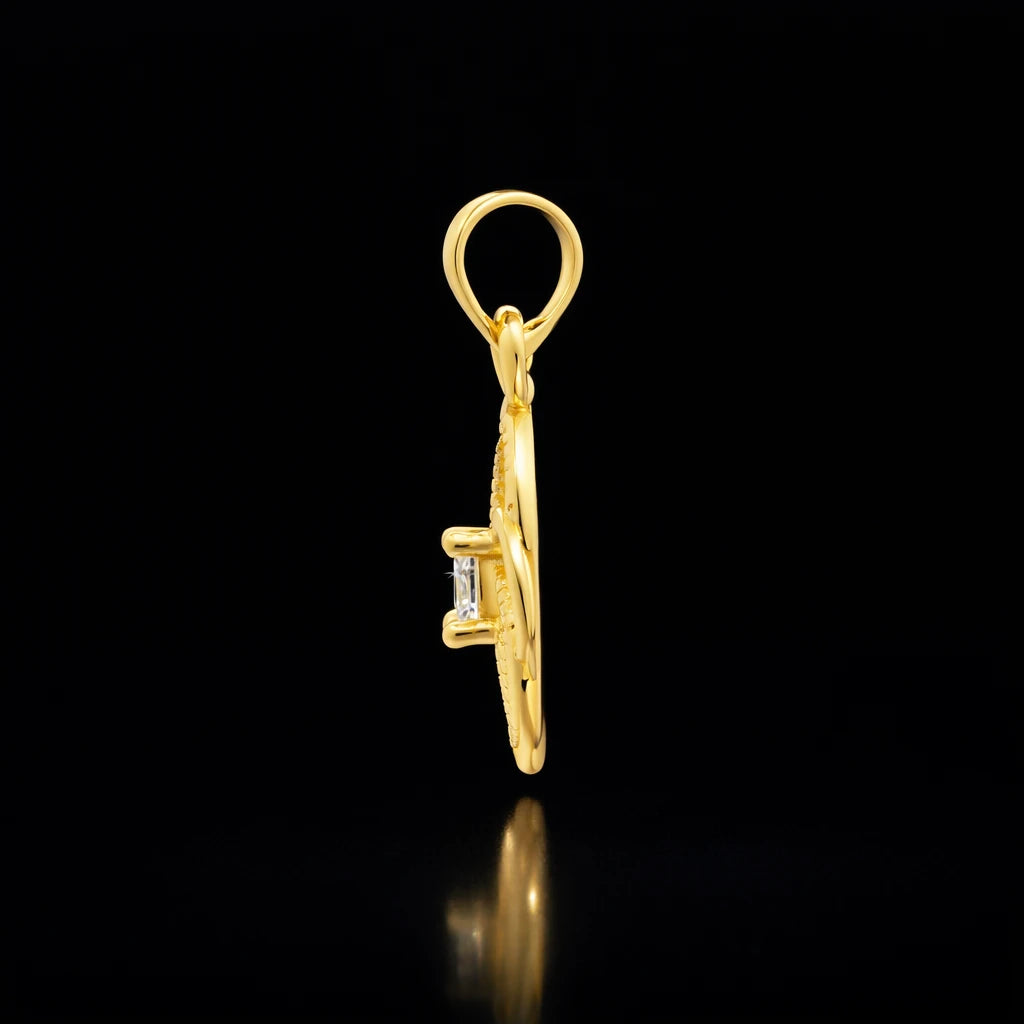 Stone Pendant PSLT22W-06