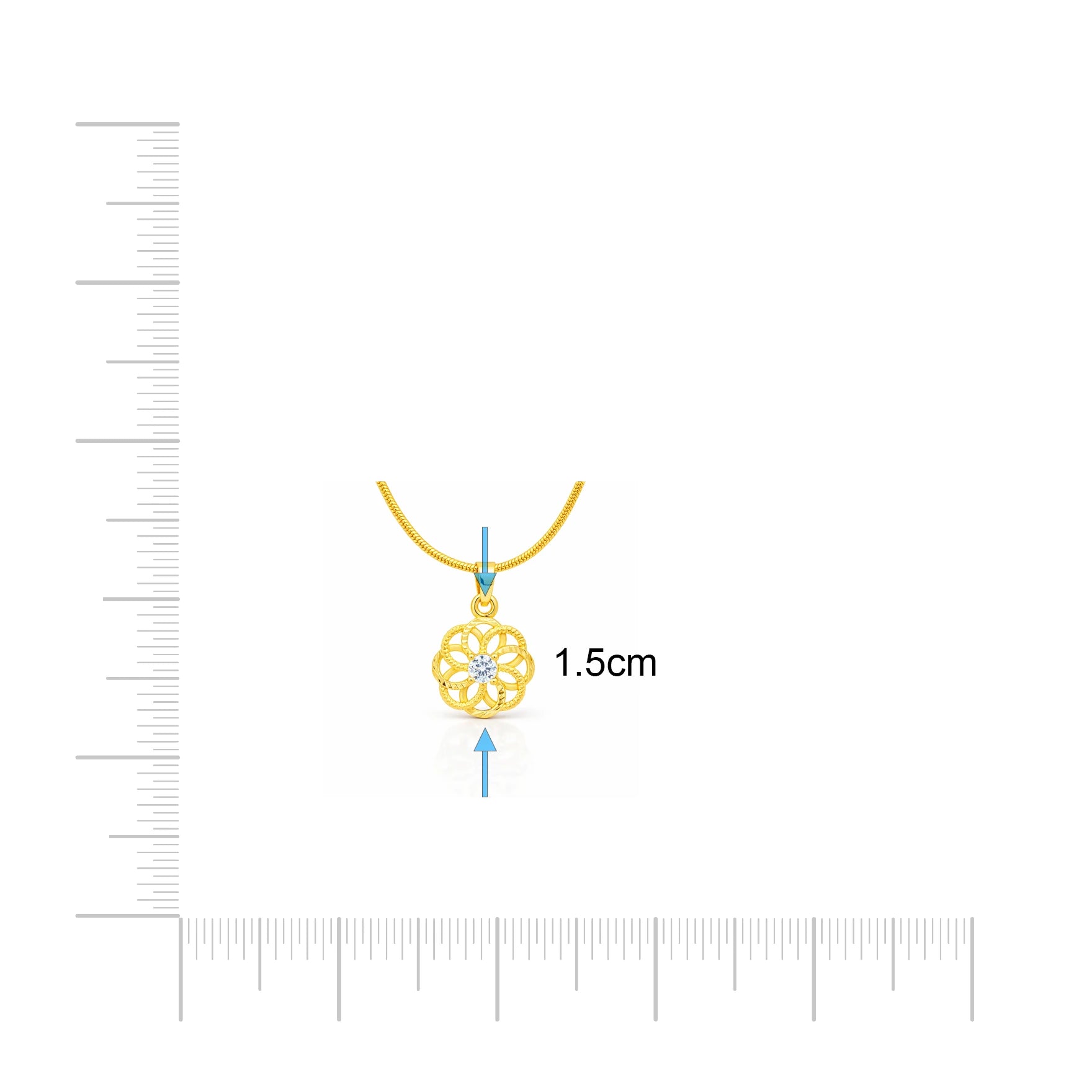 Stone Pendant PSLT22W-06