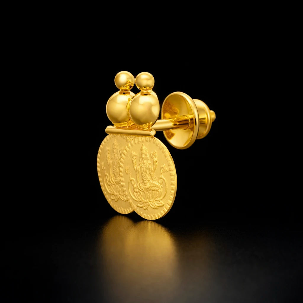 Golden Hanging Stud PGST16-001