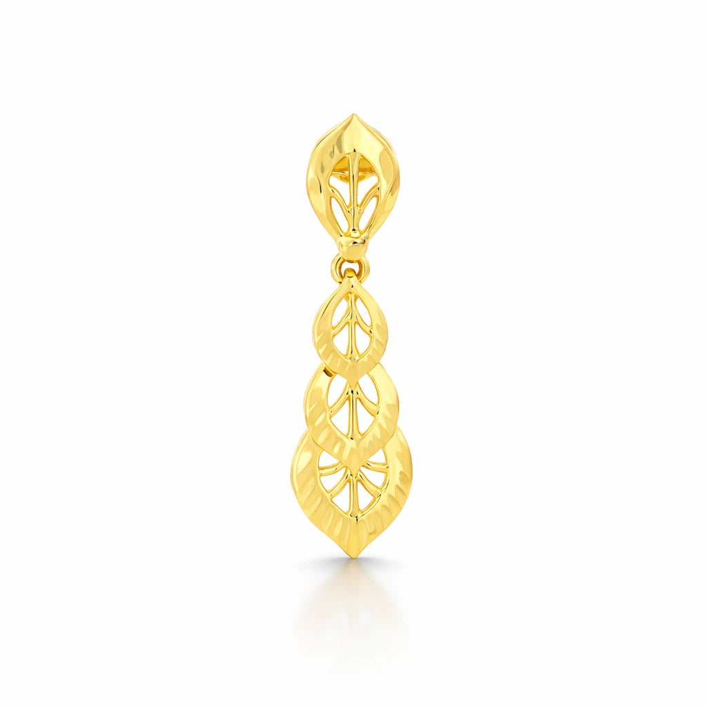 Golden Hanging Stud PGHST282-001
