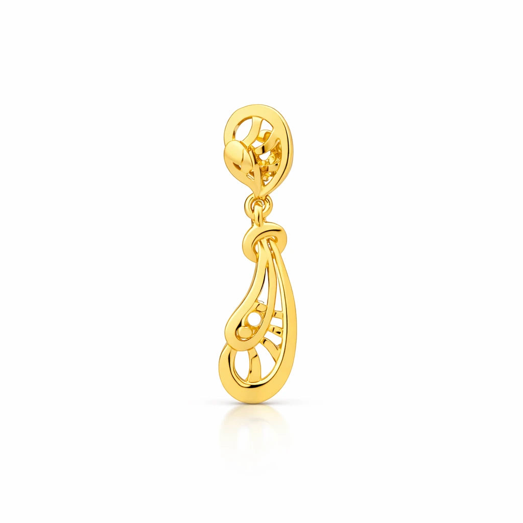 Golden Hanging Stud PGHST345-001