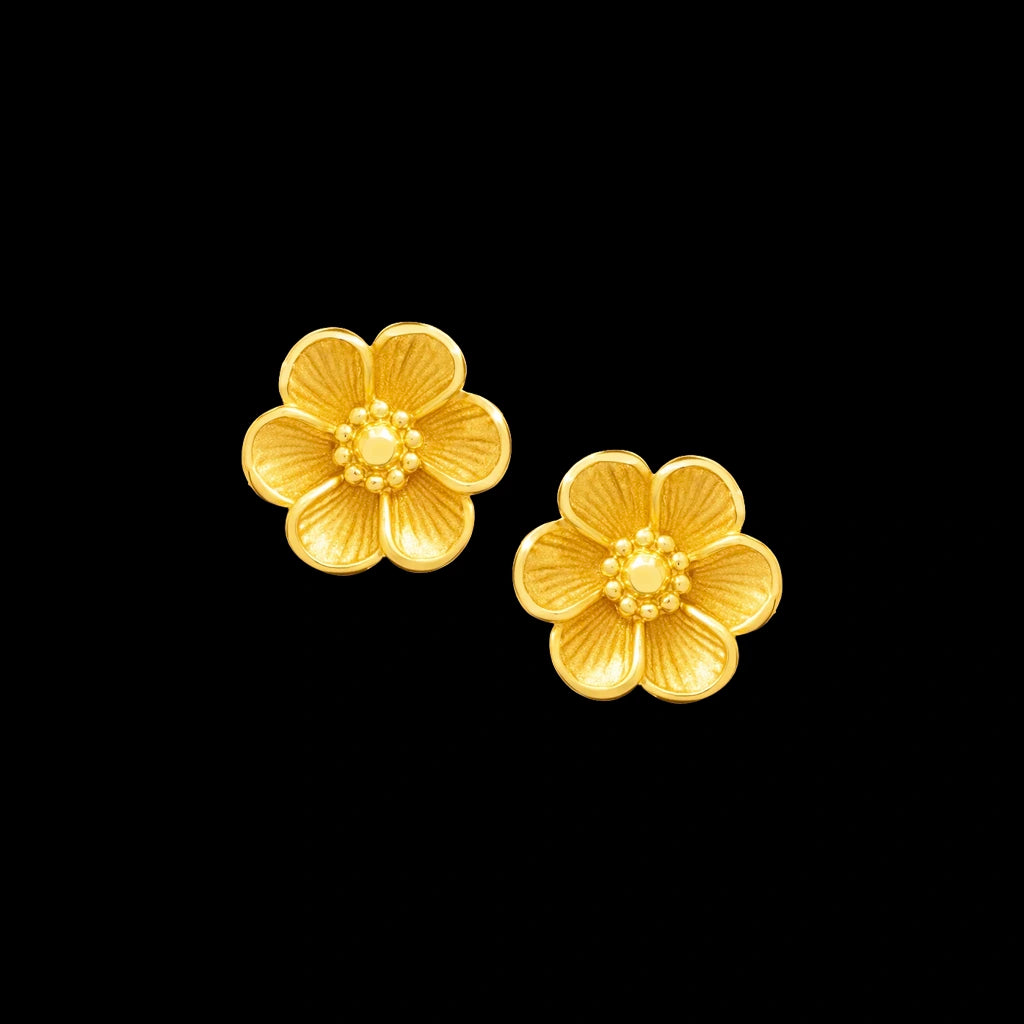 Golden Hanging Stud PGST254-07