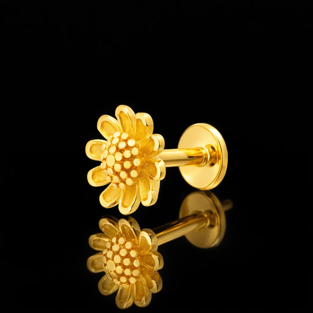 Golden Hanging Stud PGST210-07