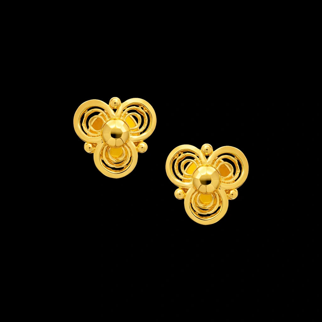 Golden Hanging Stud PGST267-07