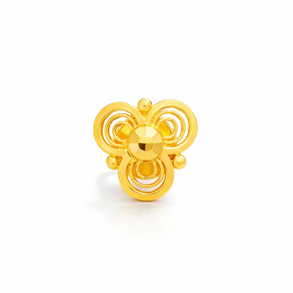 Golden Hanging Stud PGST267-07