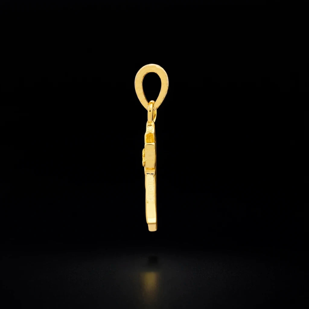 Stone Cross Pendant PSLT97W-031