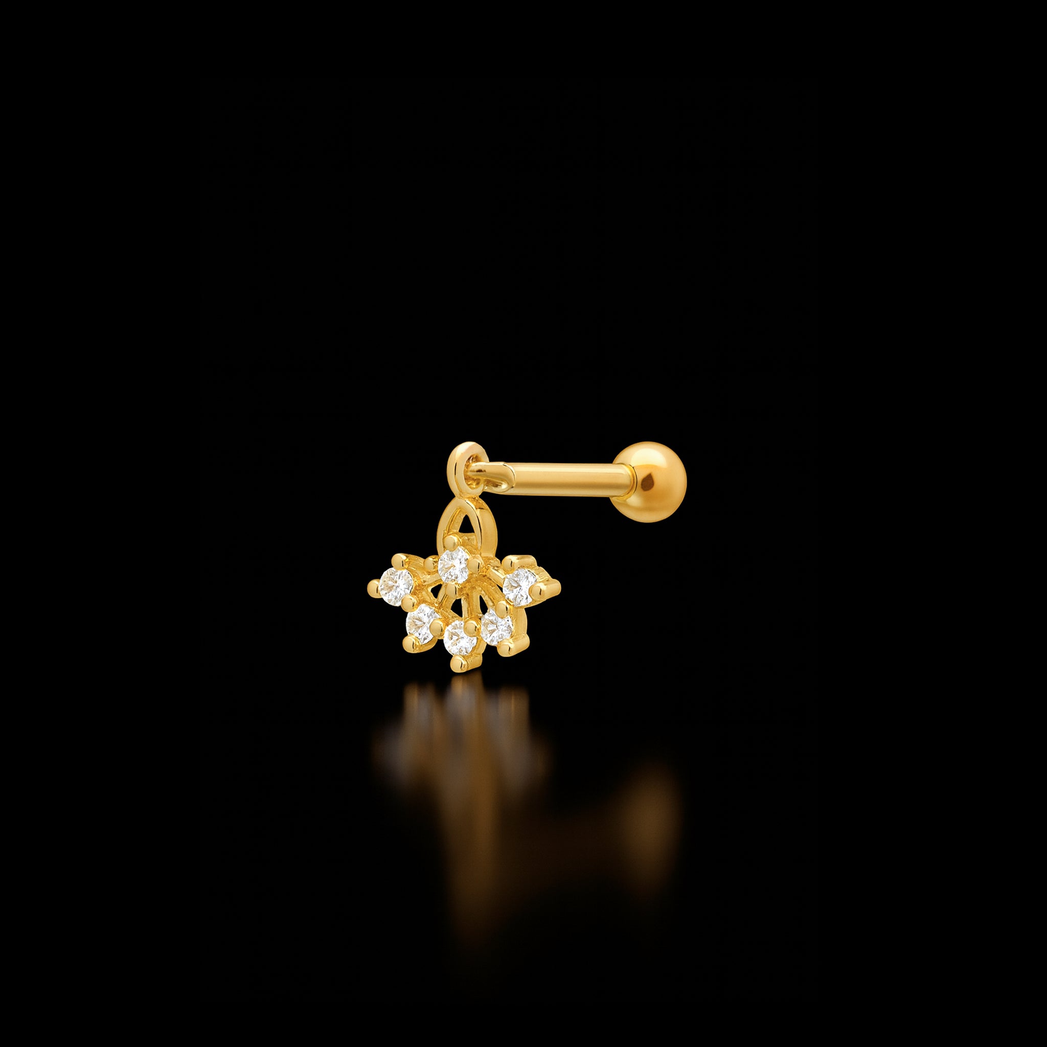 Gold Plated Stud Earrings