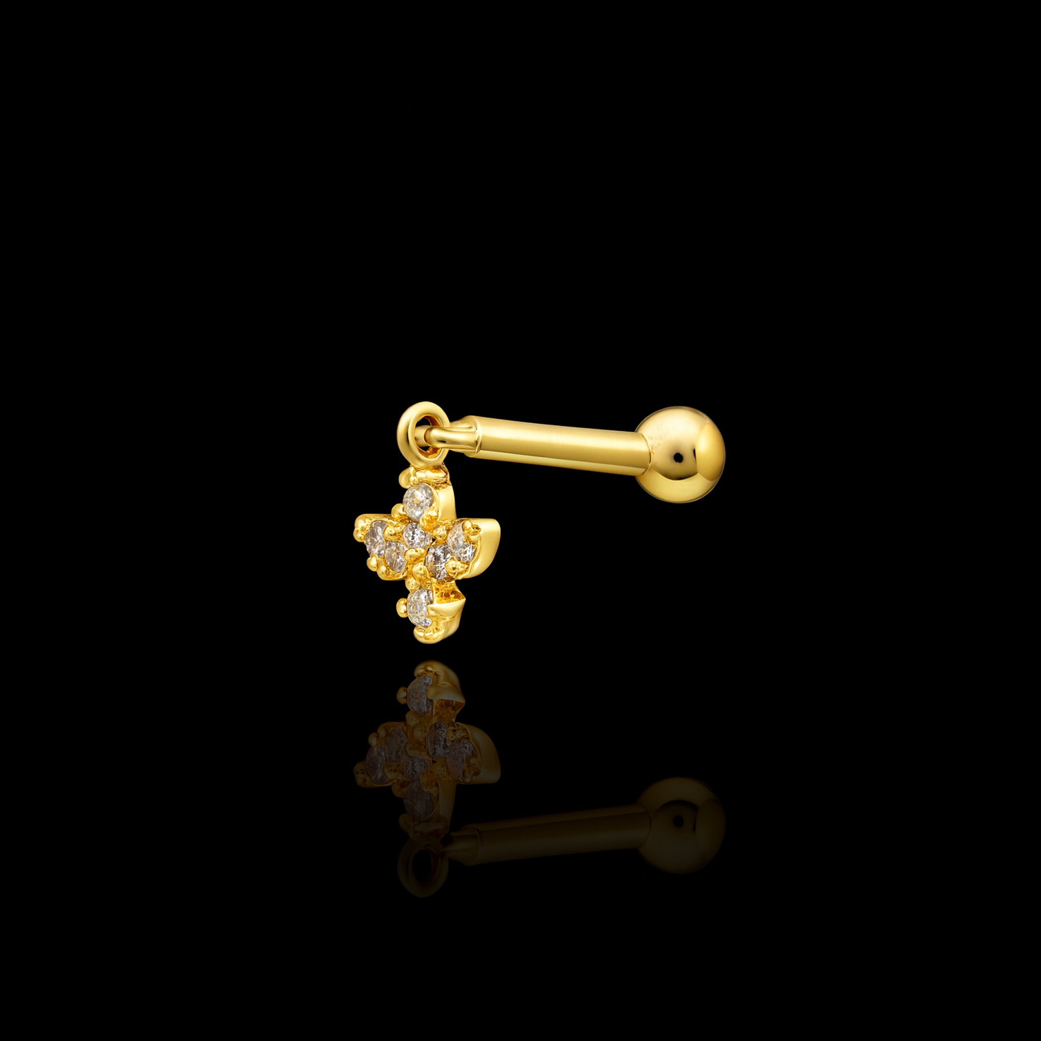 Elegant Gold Studs For Women