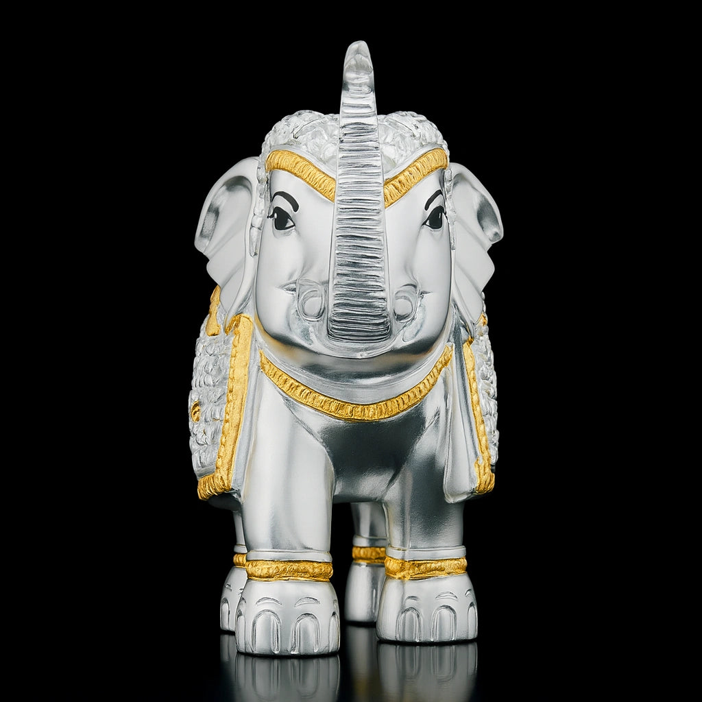 Silver Elephant Figurine PIDRSEL10-002