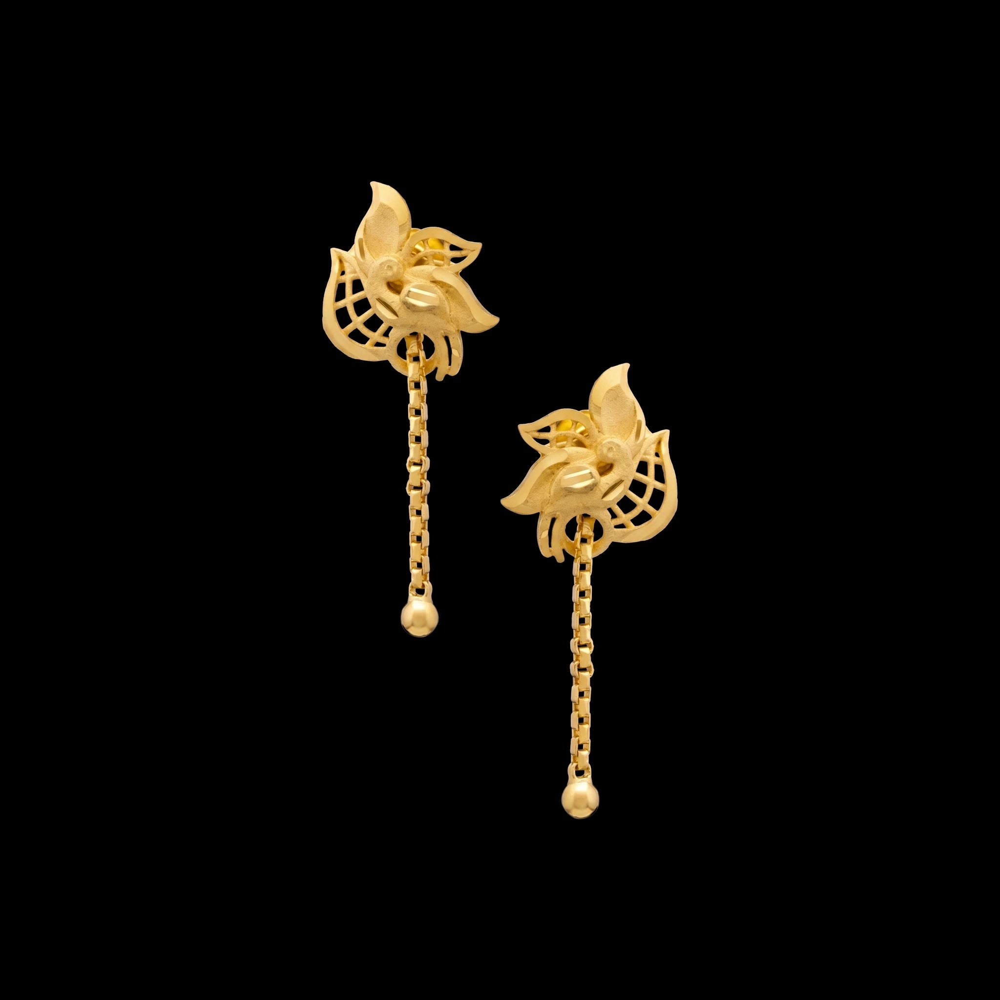 Golden Hanging Stud PGHST293-09